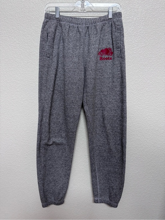 Roots Pants - Roots Heathered Grey Logo Joggers Women’s S Casual Streetwear